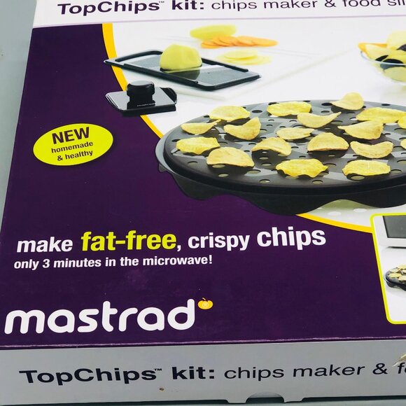 Mastrad chip maker & food slicer for microwave new in open box includes READ NEW - Picture 5 of 8